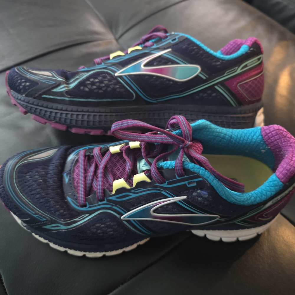 Brooks Ghost Women's Blue and Purple Athletic Shoes